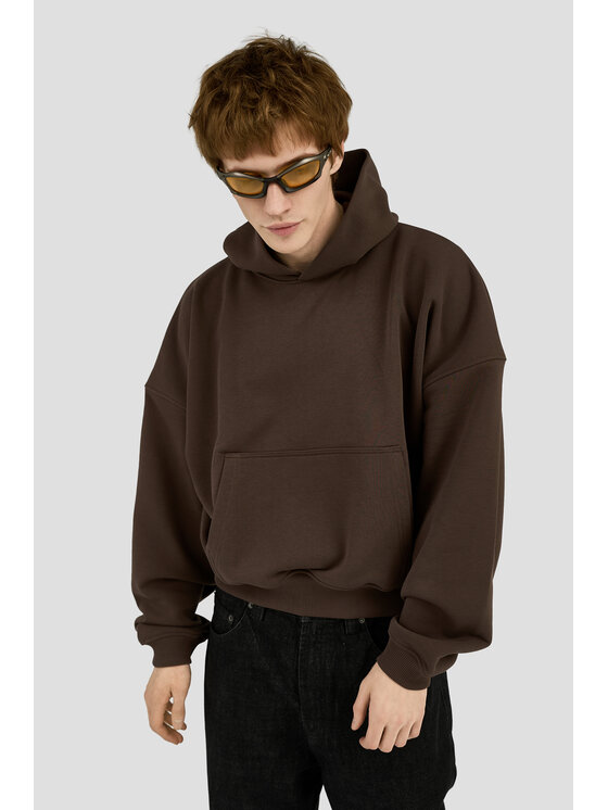 2005 2005 Bluza Uniform Brązowy Oversize