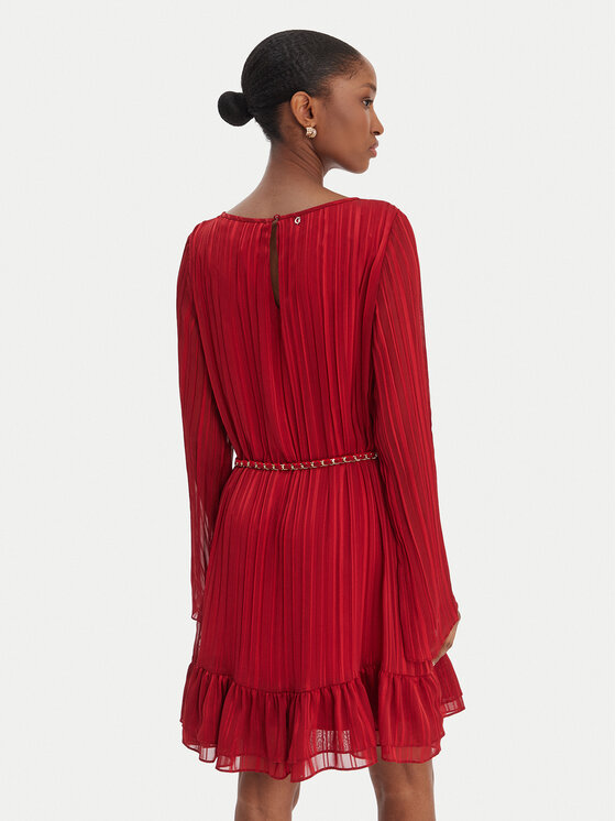 Guess Guess Kleid für den Alltag W6RK37 WJ712 Rot Regular Fit