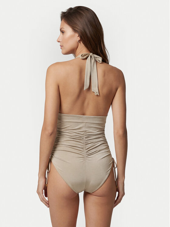 Max Mara Beachwear Max Mara Beachwear Peldkostīms Cosetta 2616831069 Bēšs