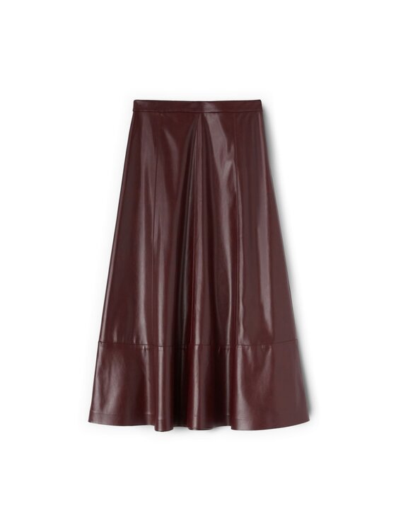 Motivi Motivi Gonna midi 1265Q101218N036 Bordeaux A-Line Fit