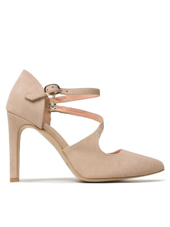 Scarpe stiletto 17810 Beige
