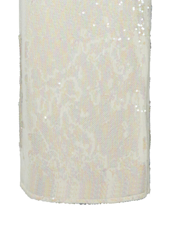 YAS YAS Maxi suknja Sequina 26037771 Écru Regular Fit