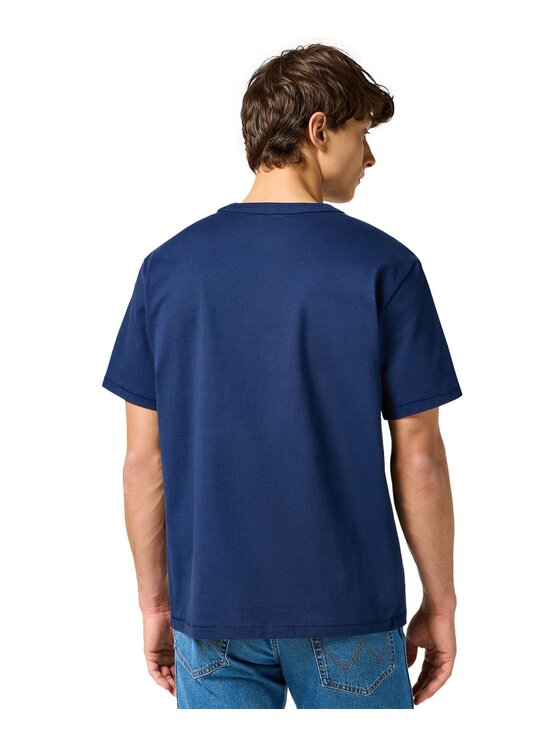 Wrangler Wrangler T-Shirt 112357358 Niebieski Relaxed Fit