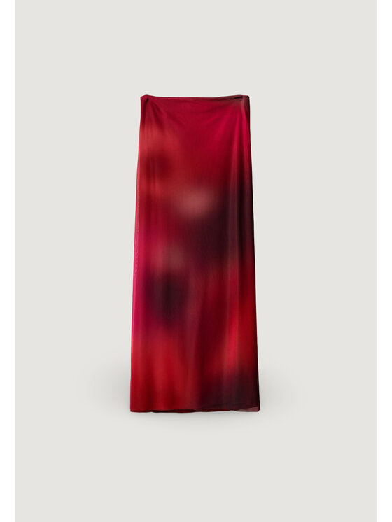 Desigual Desigual Gonna a matita Asmee 26SWFK02 Rosso Slim Fit