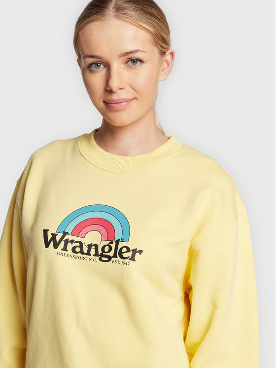 Wrangler Wrangler Μπλούζα Retro W6N0HAY19 112146217 Κίτρινο Regular Fit