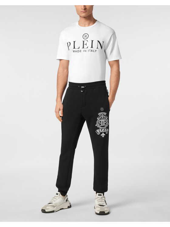 PHILIPP PLEIN PHILIPP PLEIN Spodnie dresowe 24325 Czarny Jogger Fit