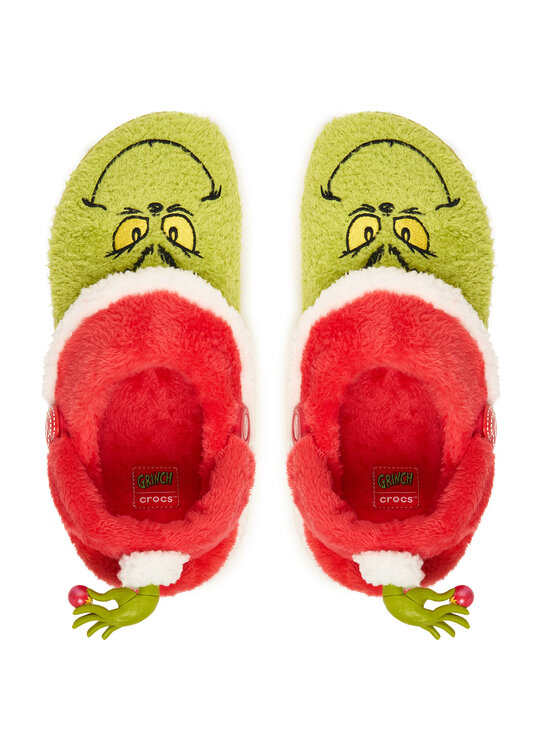 Crocs Crocs Παντόφλες Classic Lined Clog 211688 Πράσινο