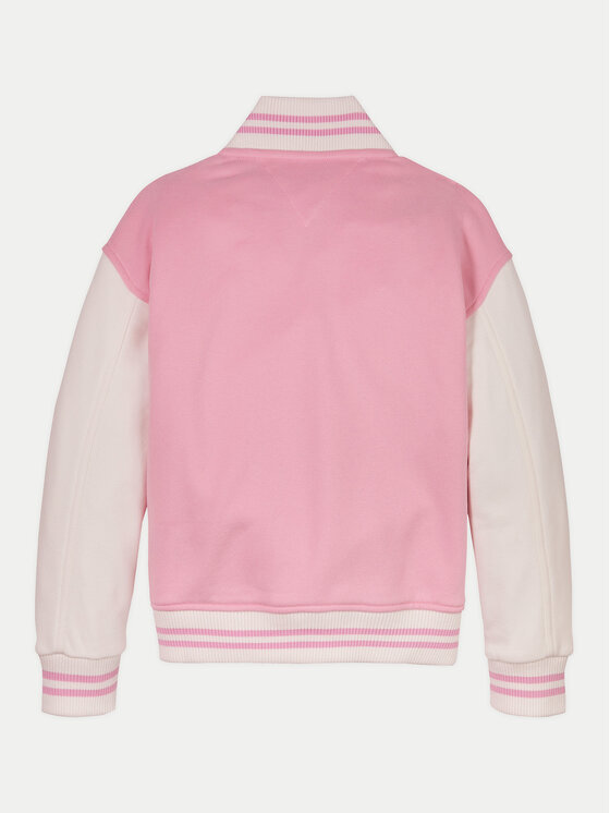Tommy Hilfiger Tommy Hilfiger Pulóver Mini Corp Logo KS0KS00624 Rózsaszín Regular Fit