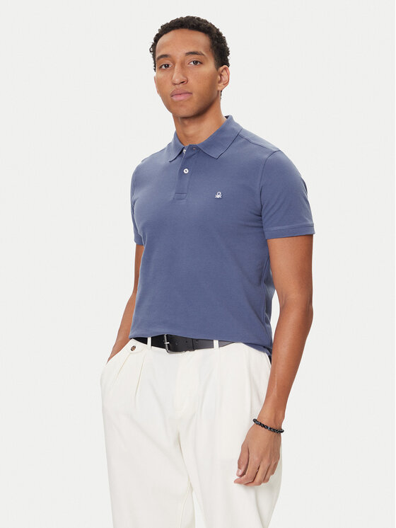 United Colors Of Benetton United Colors Of Benetton Polo 3089J3179 Tamnoplava Regular Fit