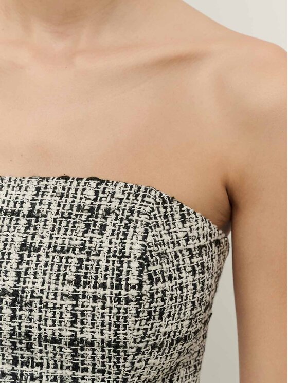 La Mania La Mania Každodenní šaty BELLA Černá Classic Fit