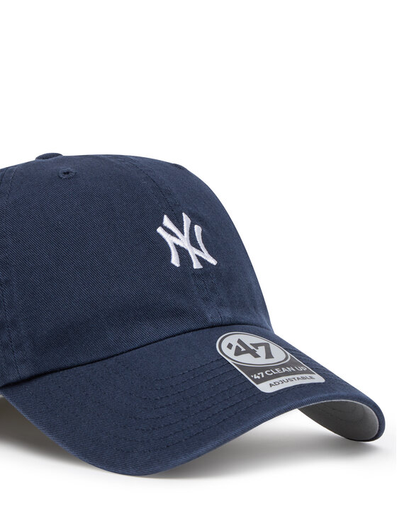 47 Brand 47 Brand Καπέλο Jockey MLB New York Yankees BASE RUNNER '47 Clean U p B-BSRNR17GWS Σκούρο μπλε