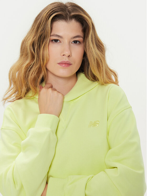 New Balance New Balance Felpa WT41537 Verde Relaxed Fit