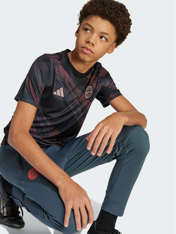 adidas adidas Koszulka techniczna FC Bayern 25/26 Pre-Match Jersey Czarny Regular Fit