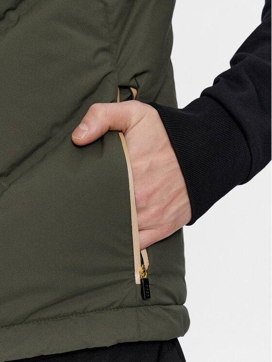 BOSS BOSS Vestă elegantă V_Titanium 50504776 Verde Regular Fit