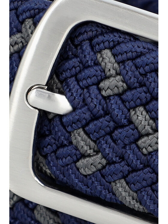 Lancerto Lancerto Pasek Męski Pleat PS090124000008 Granatowy