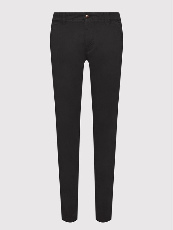 Tommy Jeans Tommy Jeans Pantaloni chino Scanton DM0DM09595 Negru Slim Fit