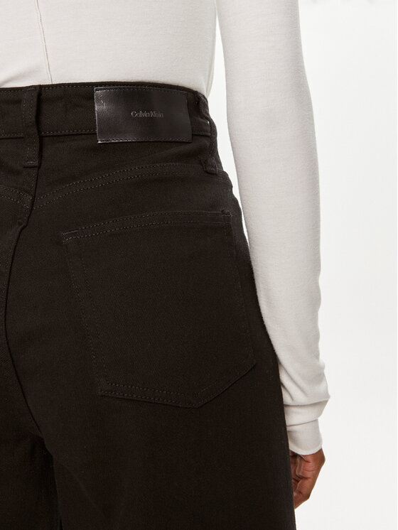 Calvin Klein Calvin Klein Τζιν Infinite K20K207304 Μαύρο Wide Leg