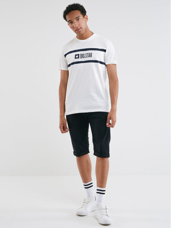 BIG STAR BIG STAR Szorty jeansowe conner_901 Czarny Bermuda Fit