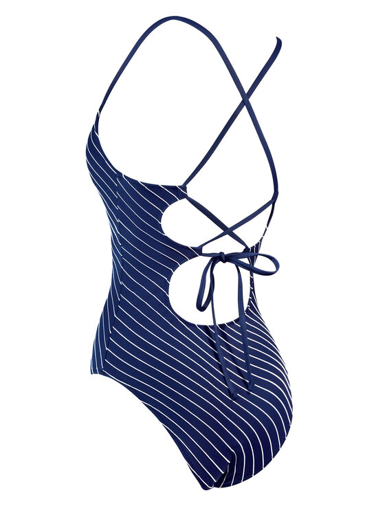 Miss Lou Miss Lou Costume da bagno ML028 Blu scuro