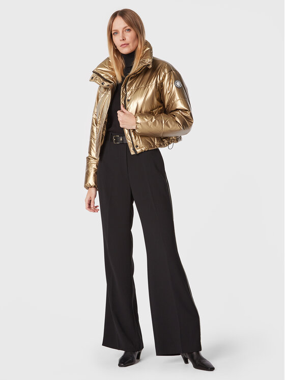 Giubbotto piumino DP2J9228 Oro Oversize