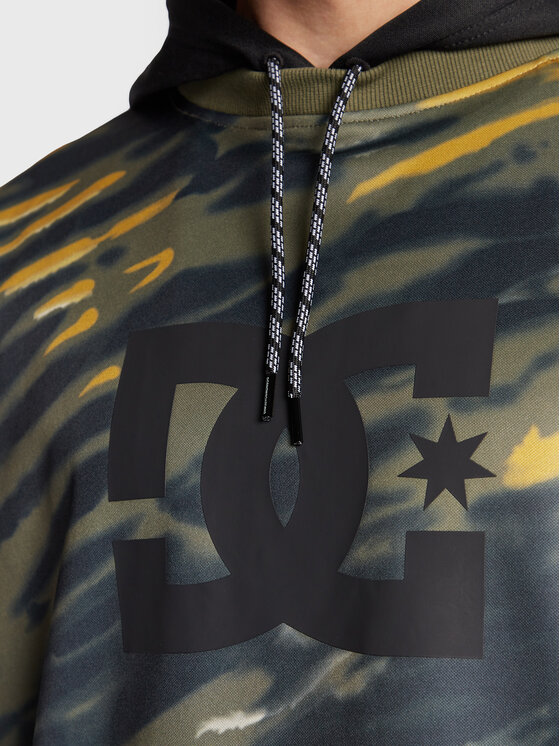 DC Shoes DC Shoes Суитшърт от техническо трико Snowstar ADYFT03344 Зелен Regular Fit