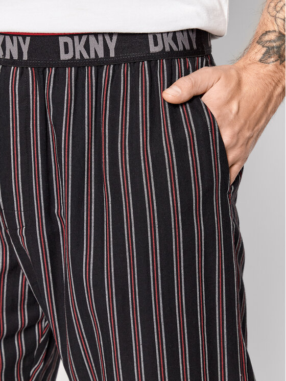 DKNY DKNY Spodnji del pižame N5_6794_DKY Črna Relaxed Fit