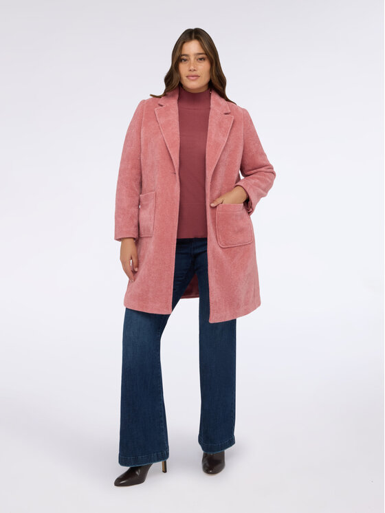 Fiorella Rubino Fiorella Rubino Cappotto invernale 0007T000357N006 Rosa Regular Fit