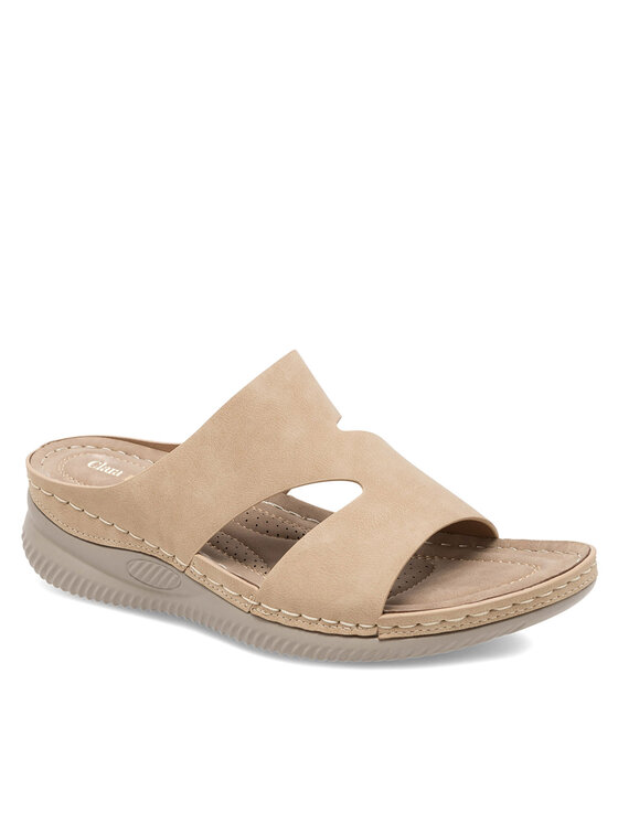 Clara Barson Clara Barson Pantoletten WYL0510-22 Beige