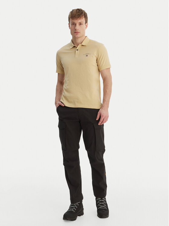Napapijri Napapijri Tricou polo Elbas NP0A4GB4 Bej Regular Fit