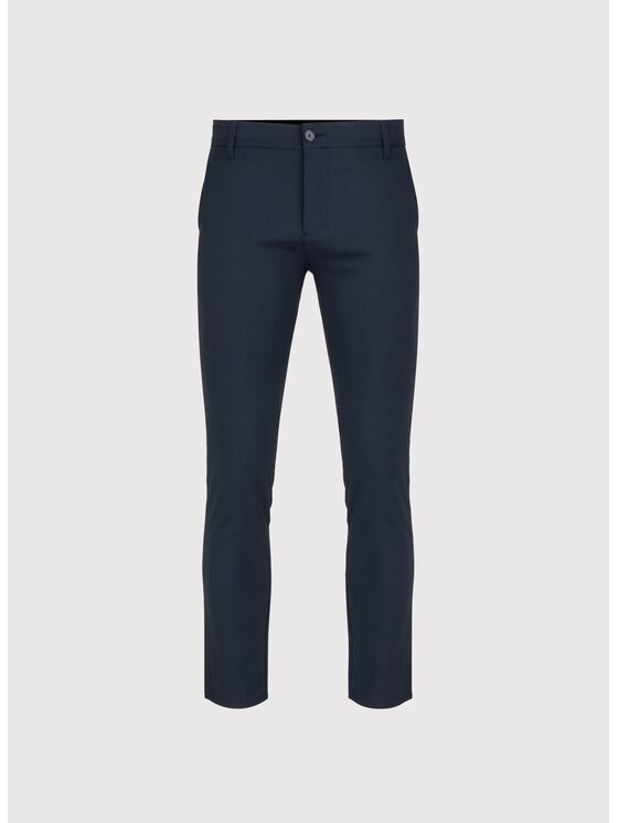 Pako Lorente Pako Lorente Spodnie materiałowe P25SF-WX-009 Granatowy Slim Fit