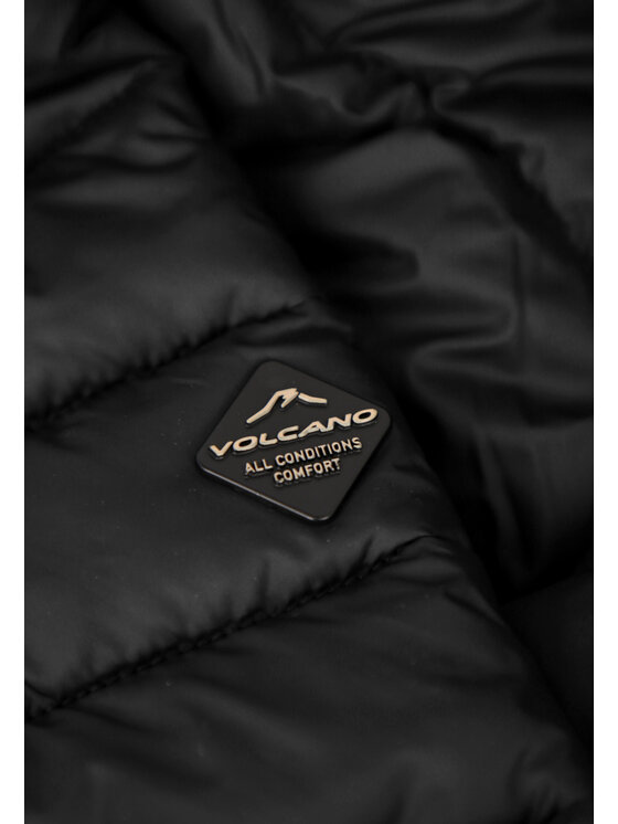 Volcano Volcano Kurtka zimowa J-NORDIC Czarny Regular Fit