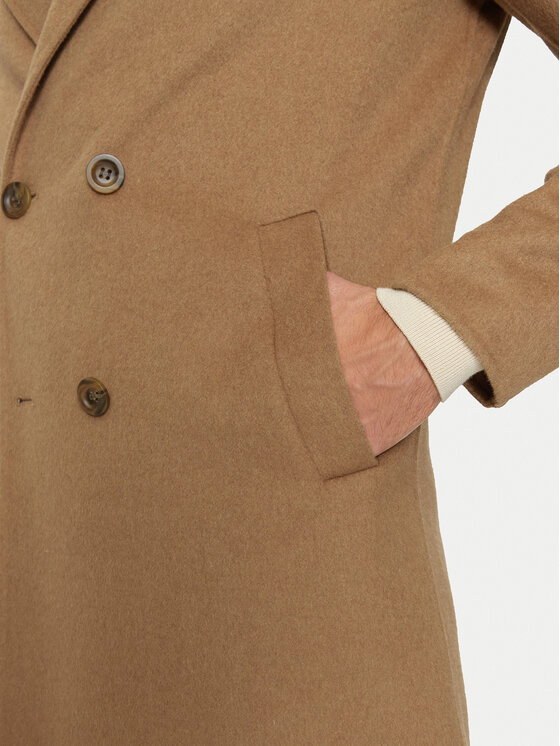 Guess Guess Cappotto di lana M4BL47 WGJU2 Beige Regular Fit