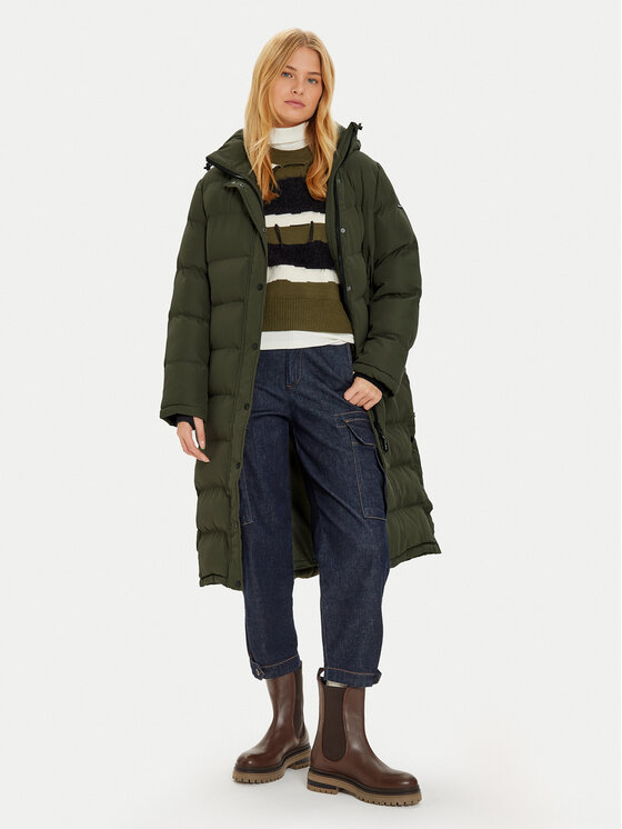 Pepe Jeans Pepe Jeans Kurtka zimowa Bibi PL402437 Zielony Loose Fit