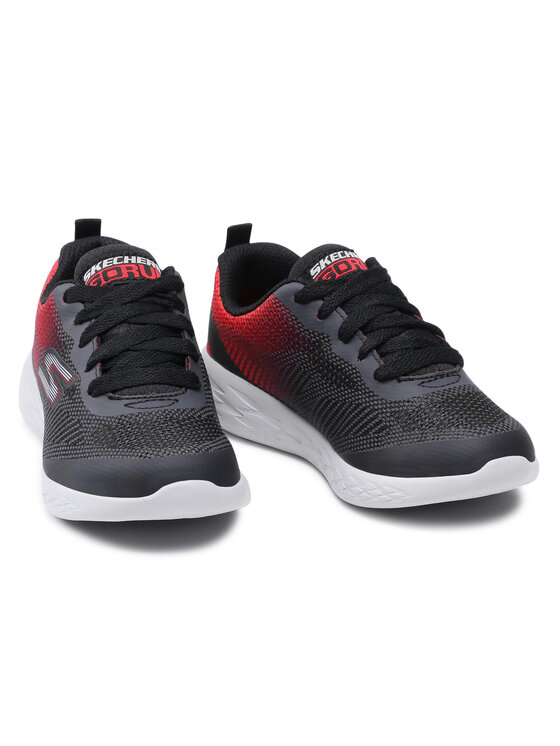Skechers Skechers Sneakersy Haddox 97866L/BKRD Czarny