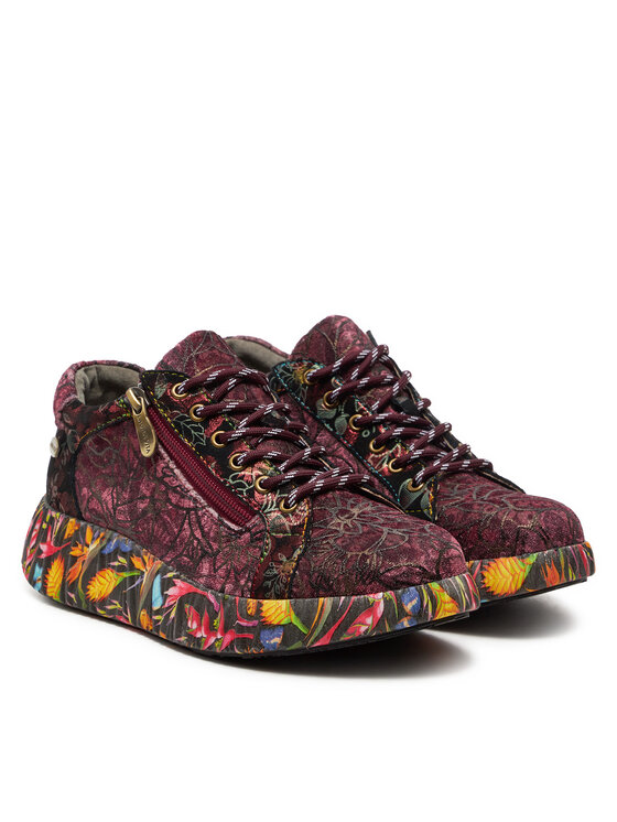 Laura Vita Laura Vita Sneakersy Nikito 44 Bordowy