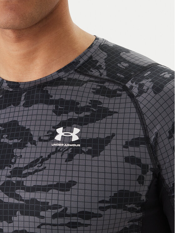 Under Armour Under Armour Tricou tehnic HeatGear® Printed 6009657 Negru Slim Fit