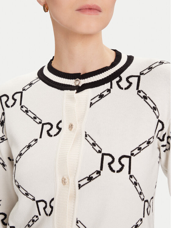 Rinascimento Rinascimento Kardigán CFM0012074003 Biela Regular Fit