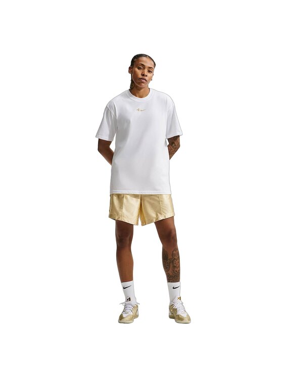 Nike Nike T-Shirt AW U NK DF AJA AIRBRUSH TEE Biały Regular Fit
