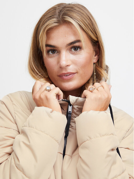 Fransa Fransa Giubbotto invernale 20612164 Beige Regular Fit