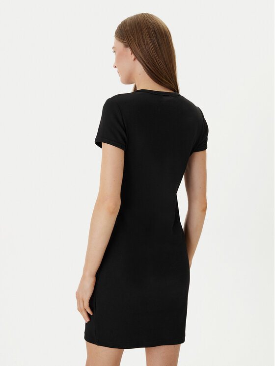 Calvin Klein Jeans Calvin Klein Jeans Ежедневна рокля Monologo Baby LV047F241G Черен Slim Fit