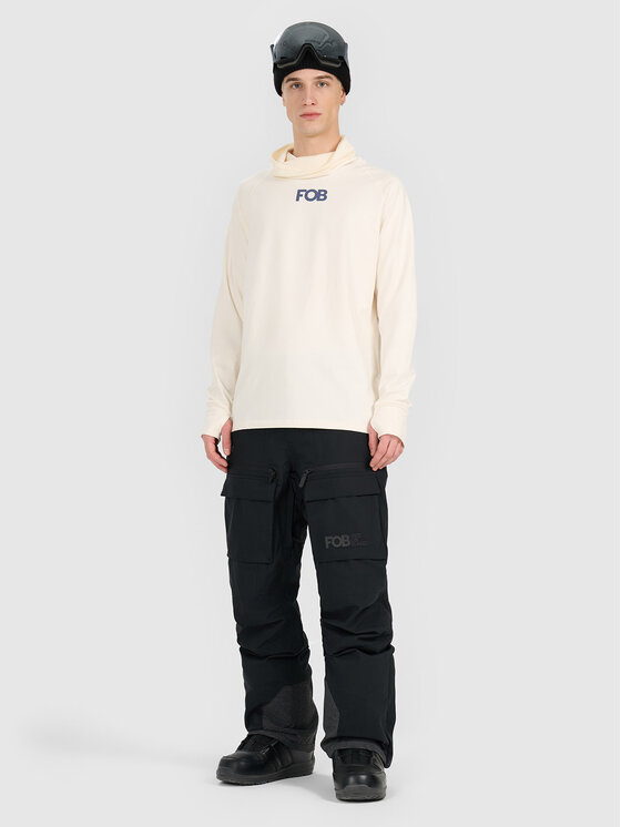 4F 4F Longsleeve FOB Biały Regular Fit