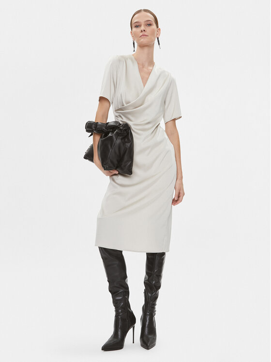 Bruuns Bazaar Bruuns Bazaar Ежедневна рокля Nemi BBW3622 Сив Regular Fit