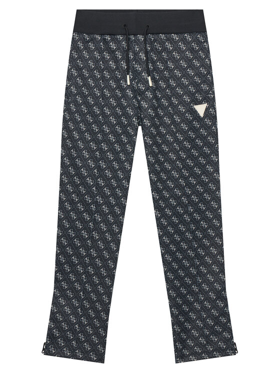 Guess Pantaloni trening L4YQ18 K7122 Negru Regular Fit