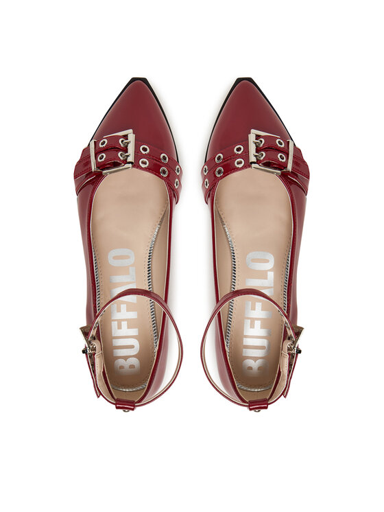 Buffalo Buffalo Balerina Marly Ankle 1621027 Piros