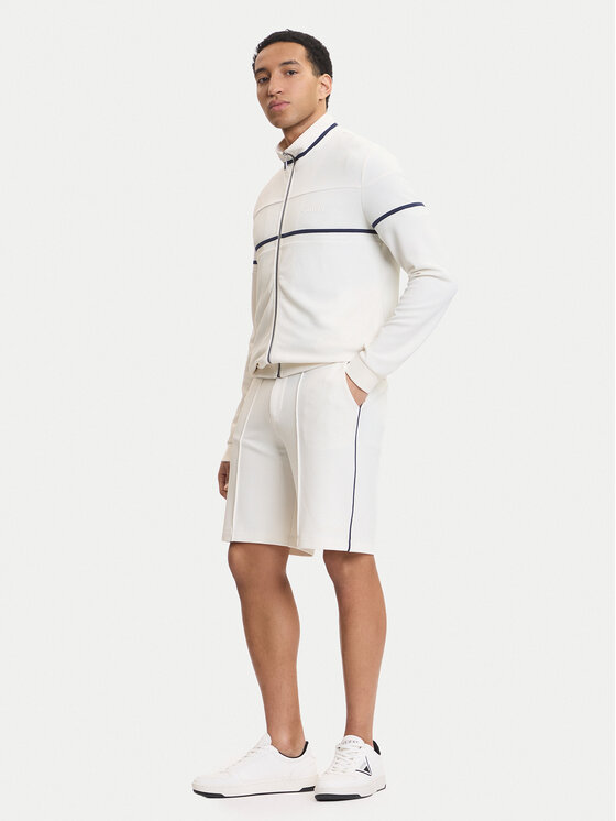 Guess Guess Sporta šorti Z6GD11 K3210 Écru Regular Fit