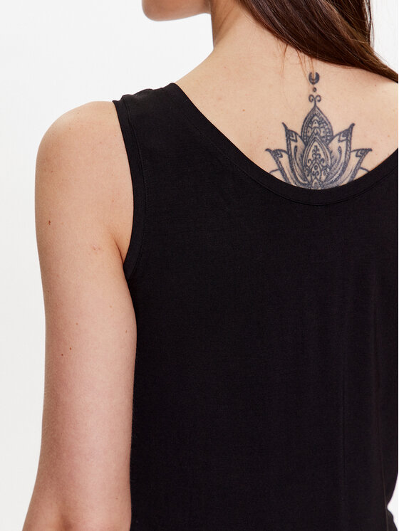 Culture Culture Top Poppy 50105622 Nero Slim Fit