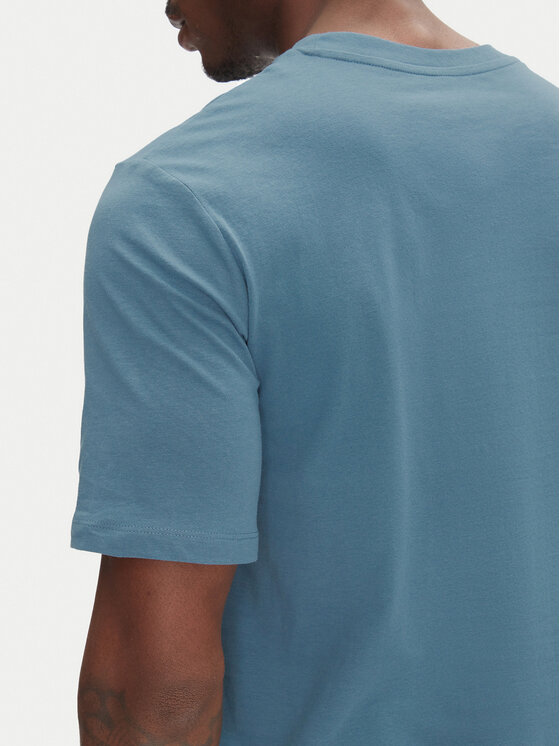 Jack & Jones Jack & Jones Tričko Eljah 12268472 Modrá Relaxed Fit