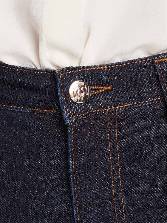 Rinascimento Rinascimento Jeansy CFC0126160003 Granatowy Skinny Fit