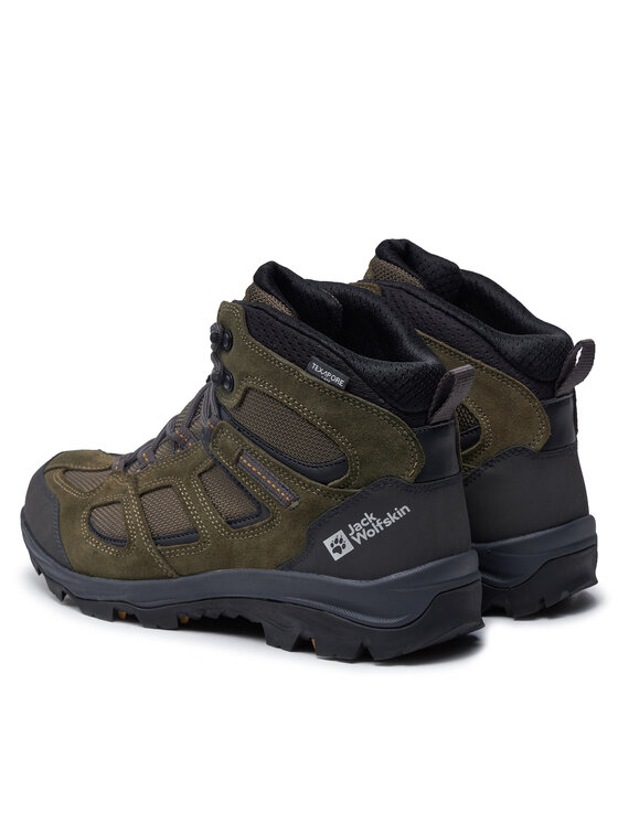 Jack Wolfskin Jack Wolfskin Trekking čevlji Vojo 3 Texapore Mid M 4042462 Khaki