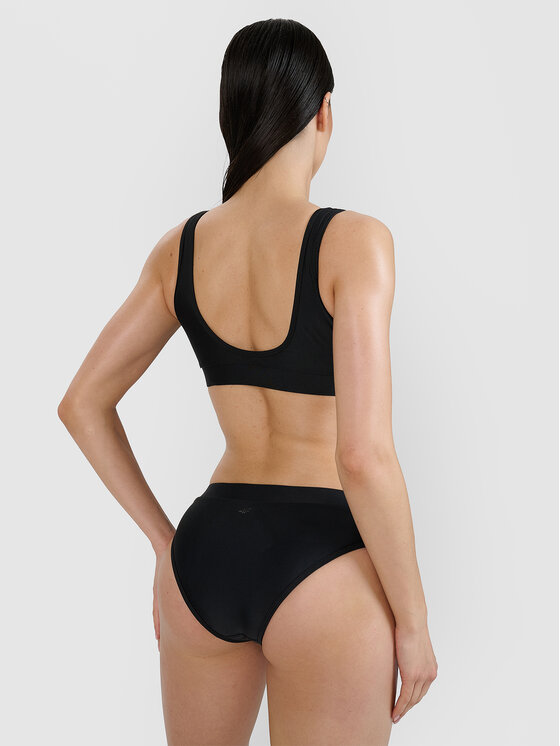 4F 4F Dół od bikini CHILLY WAVES Czarny
